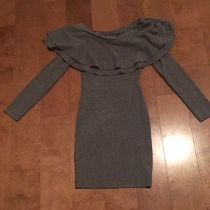 Off the shoulder sweater dress